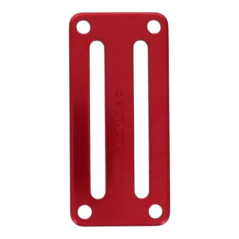 三共コーポレーション 4071265 D環取付具 2ツ穴 レッド #360535 1個（ご注文単位1個）【直送品】