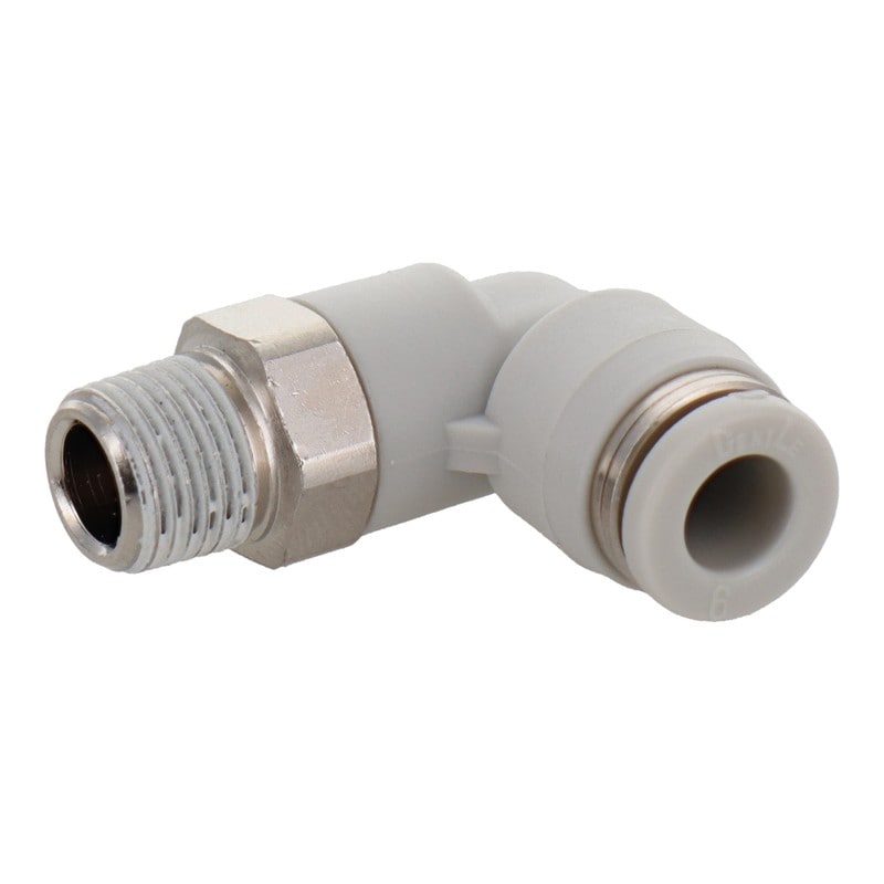 三共コーポレーション 4342726 エルボユニオン R1/8 外径6mmチューブ用 #133537 1個（ご注文単位1個）【直送品】