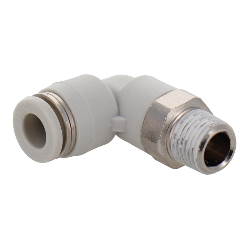 三共コーポレーション 4342726 エルボユニオン R1/8 外径6mmチューブ用 #133537 1個（ご注文単位1個）【直送品】