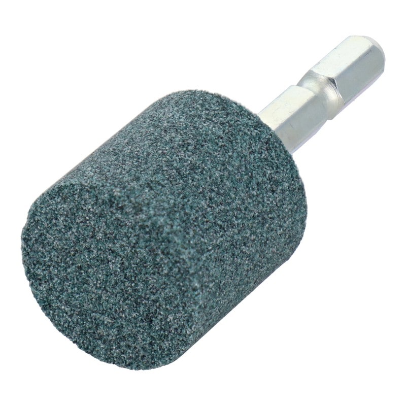 三共コーポレーション 4343076 GC6-10 六角軸軸付砥石 円筒型 #80 #010453 1個（ご注文単位1個）【直送品】