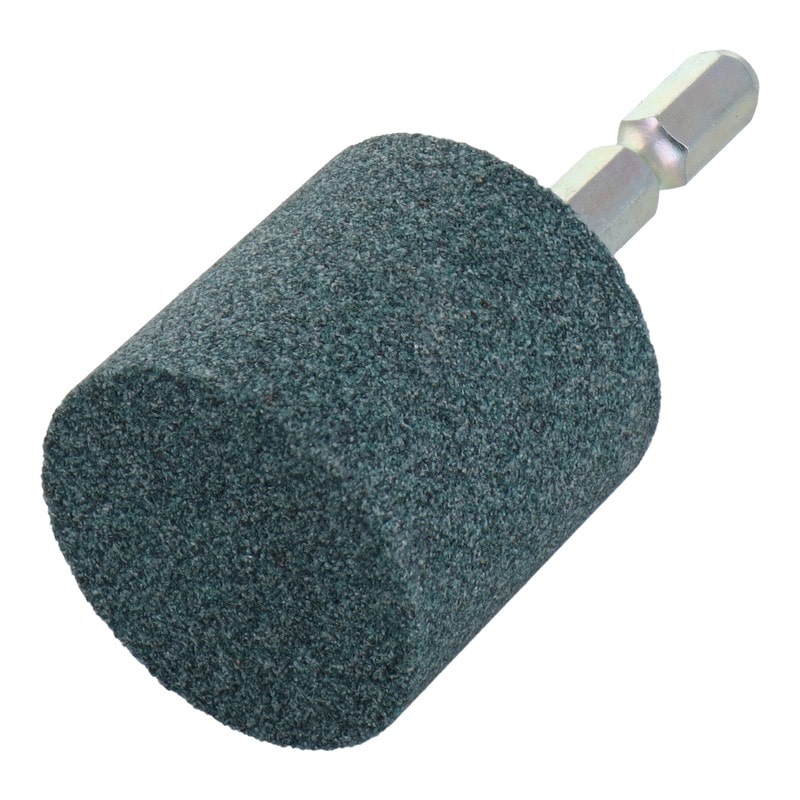 三共コーポレーション 4343077 GC6-11 六角軸軸付砥石 円筒型 #80 #010454 1個（ご注文単位1個）【直送品】