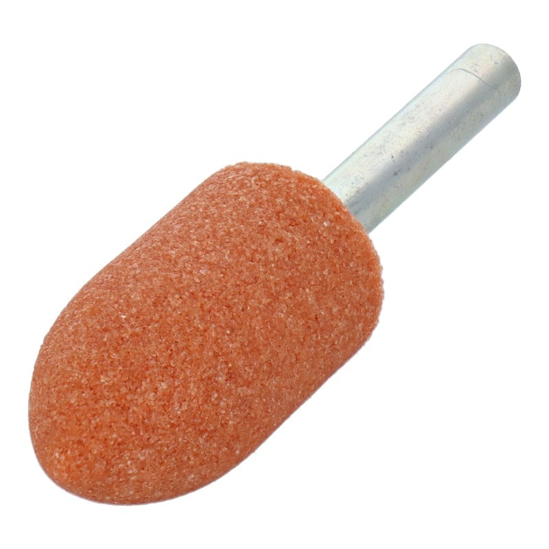 三共コーポレーション 4340451 WA-38H 軸付砥石 砲弾型 #60 #010238 1個（ご注文単位1個）【直送品】