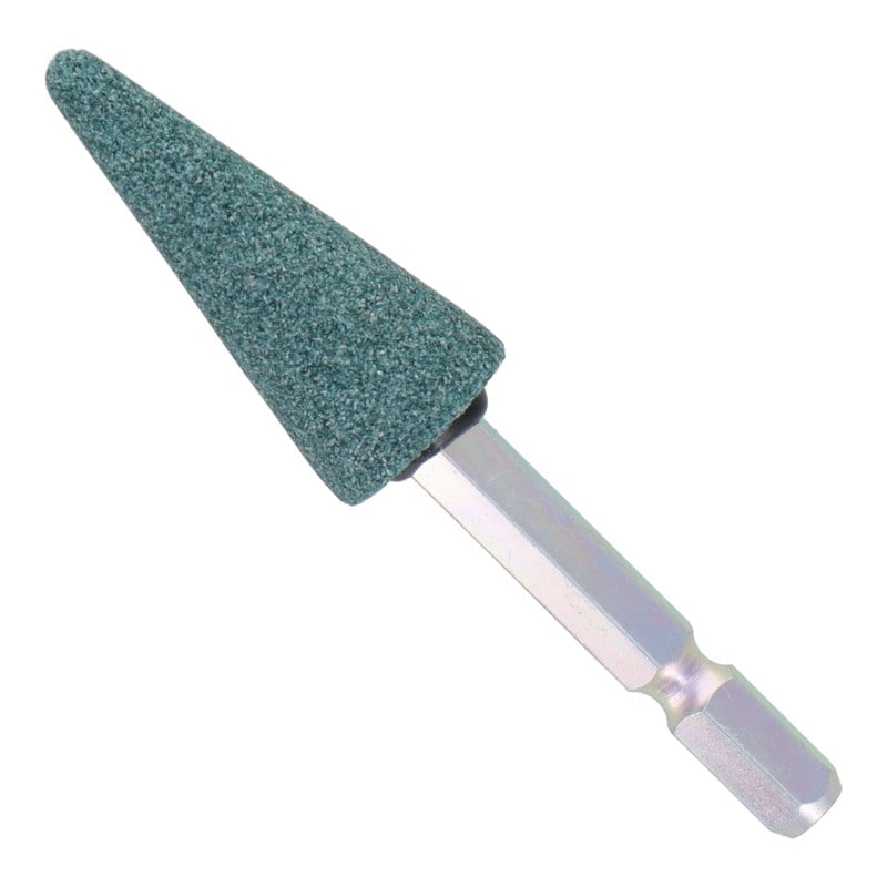 三共コーポレーション 4352024 GC6-30 六角軸軸付砥石 傘型 #80 #010470 1個（ご注文単位1個）【直送品】