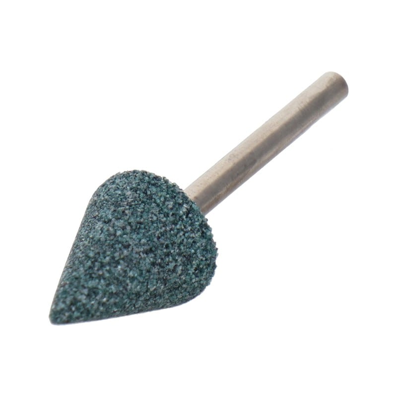 三共コーポレーション 4340460 GC-13H 軸付砥石 三角型 #80 #010262 1個（ご注文単位1個）【直送品】