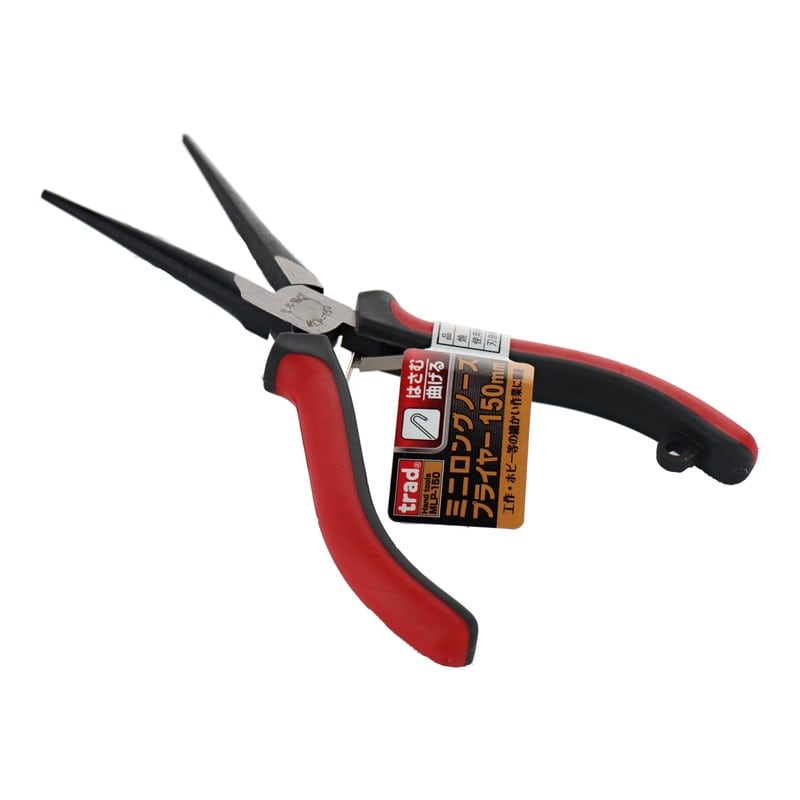 三共コーポレーション 4340311 ミニロングノーズプライヤー 150mm #820026 1個(ご注文単位1個)【直送品】