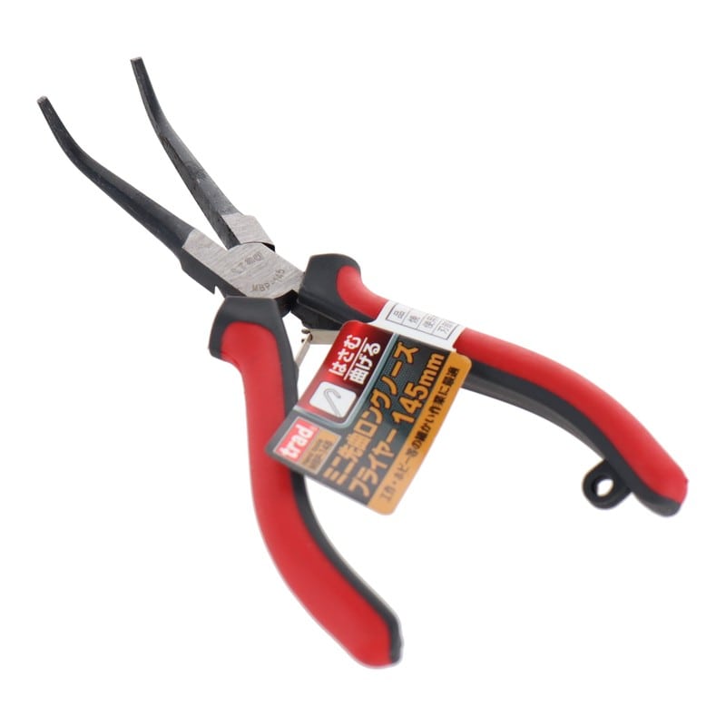 三共コーポレーション 4340312 ミニ先曲ロングノーズプライヤー 145mm #820027 1個(ご注文単位1個)【直送品】