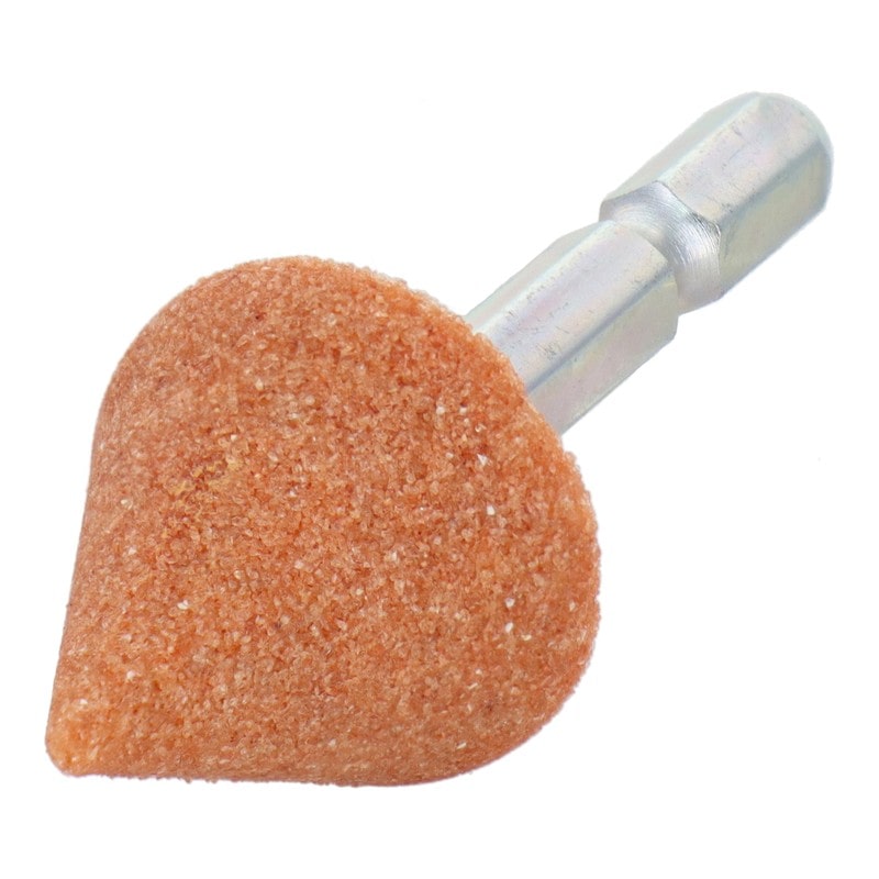 三共コーポレーション 4352002 WA6-46 六角軸軸付砥石 三角型 #60 #010450 1個（ご注文単位1個）【直送品】