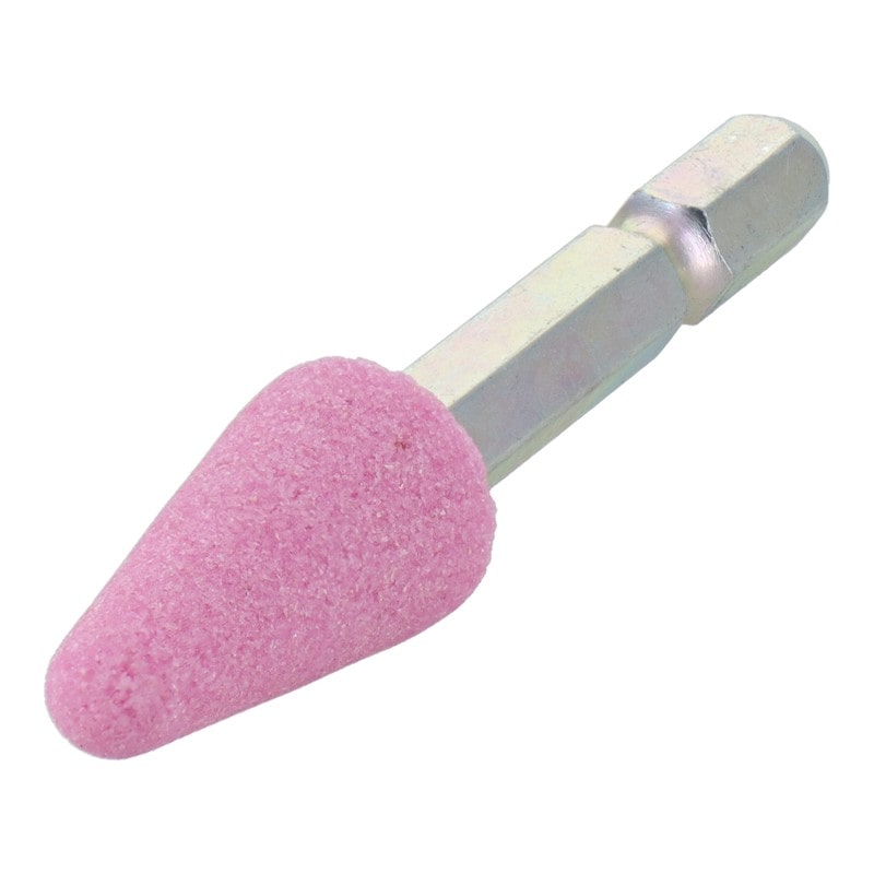 三共コーポレーション 4352004 PW6-31 六角軸軸付砥石 傘型 #80 #010391 1個（ご注文単位1個）【直送品】