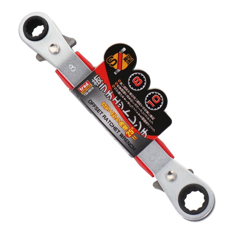 三共コーポレーション 4348725 板ラチェットレンチS型 8×10mm TSI-0810 1個(ご注文単位1個)【直送品】