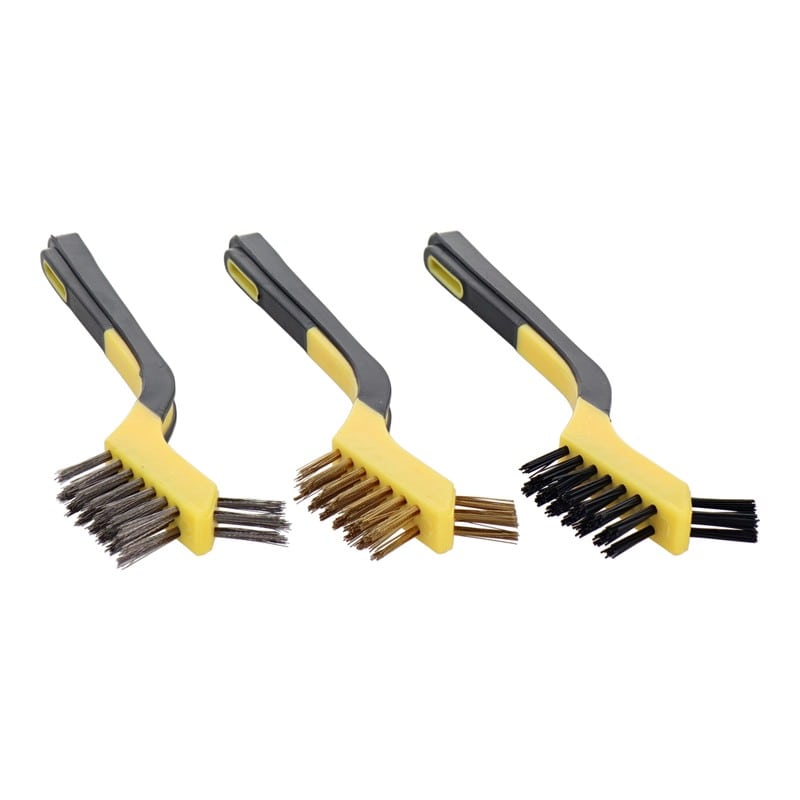 三共コーポレーション 4348741 3本組ワイヤーブラシセット TWB-3 1個（ご注文単位1個）【直送品】