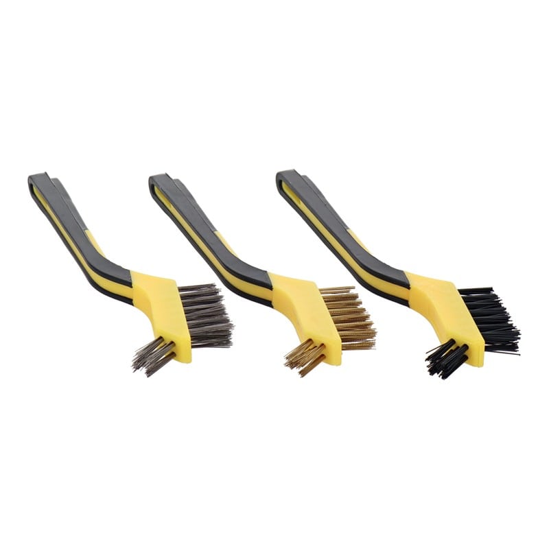 三共コーポレーション 4348741 3本組ワイヤーブラシセット TWB-3 1個（ご注文単位1個）【直送品】