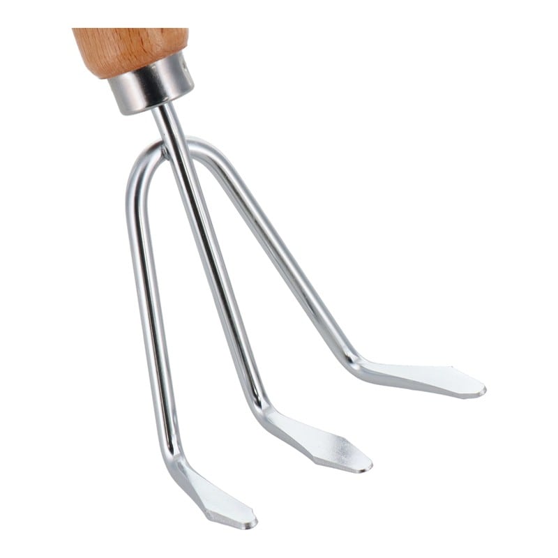 三共コーポレーション 4344409 クローム木柄熊手 #030003 1個(ご注文単位1個)【直送品】