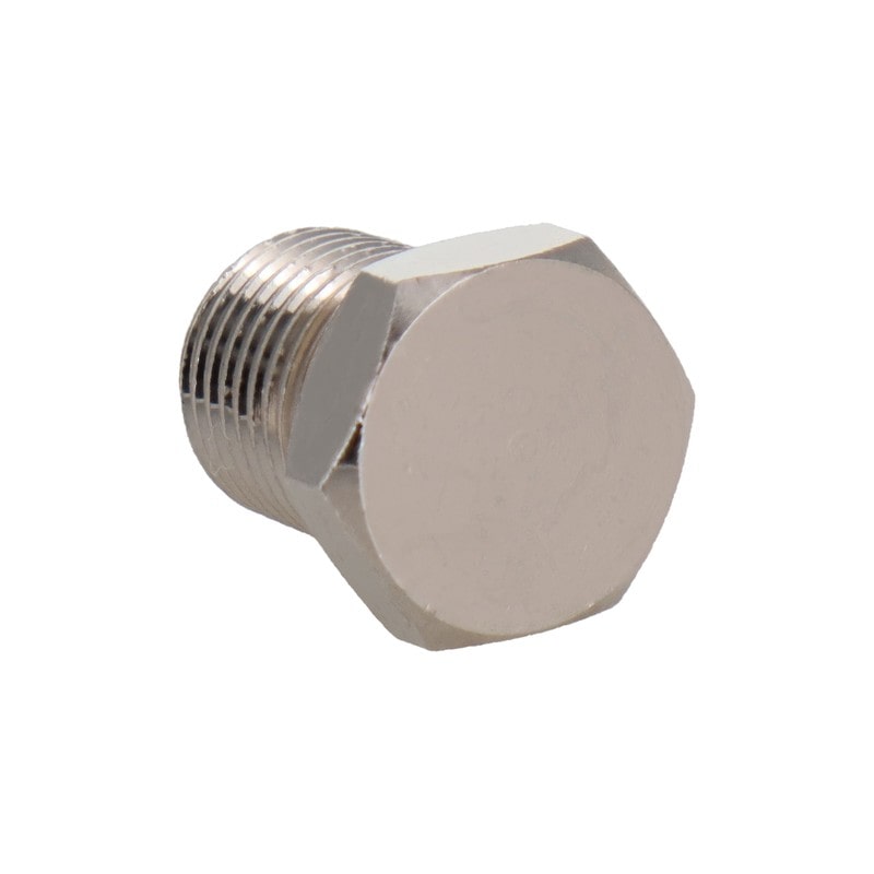 三共コーポレーション 4342697 止めプラグ外ネジ R1/8 #133060 1個(ご注文単位1個)【直送品】