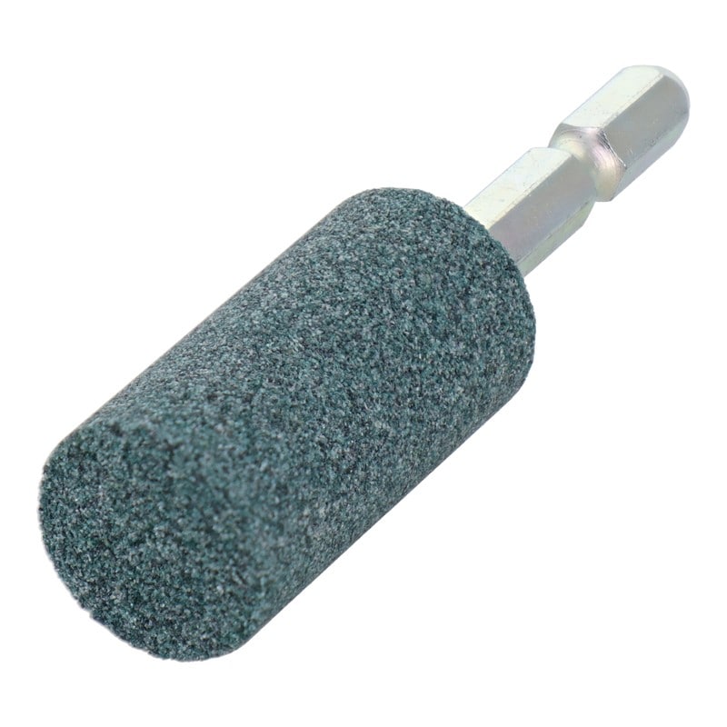 三共コーポレーション 4343075 GC6-09 六角軸軸付砥石 円筒型 #80 #010452 1個（ご注文単位1個）【直送品】