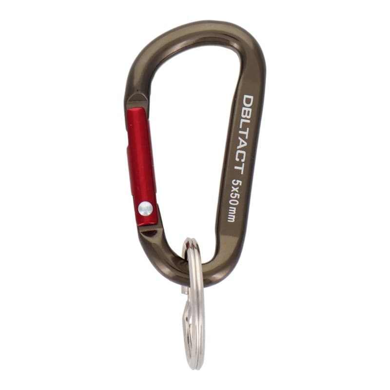 三共コーポレーション 4071248 アルミカラビナスタンダードφ5mmガンメタSXRD #360305 1個（ご注文単位1個）【直送品】