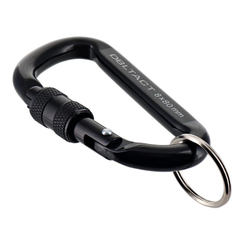 三共コーポレーション 4071284 アルミカラビナロックタイプφ8mmBKXBKM #360354 1個(ご注文単位1個)【直送品】