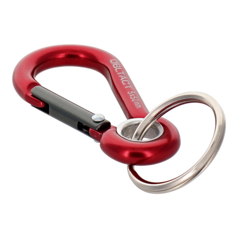 三共コーポレーション 4071286 アルミカラビナ抜止 O環付φ5mmRDXガンメタS #360362 1個（ご注文単位1個）【直送品】