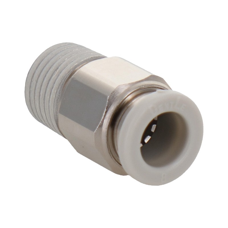 三共コーポレーション 4342709 ワンタッチ継手ハーフユニオン R1/4 外径8mm #133503 1個（ご注文単位1個）【直送品】