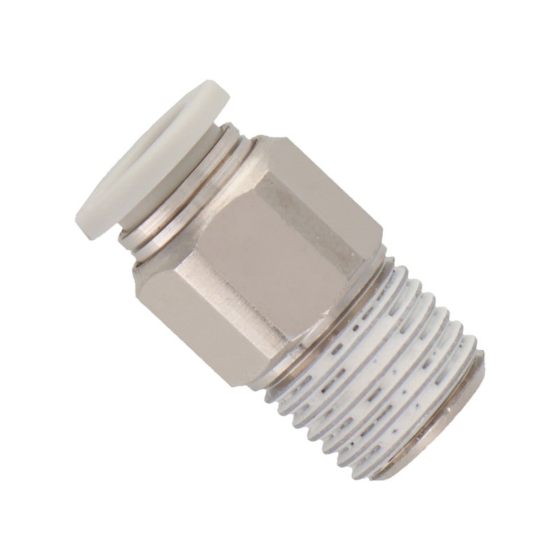 三共コーポレーション 4342709 ワンタッチ継手ハーフユニオン R1/4 外径8mm #133503 1個（ご注文単位1個）【直送品】