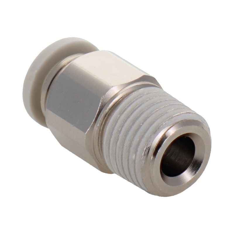 三共コーポレーション 4342709 ワンタッチ継手ハーフユニオン R1/4 外径8mm #133503 1個（ご注文単位1個）【直送品】