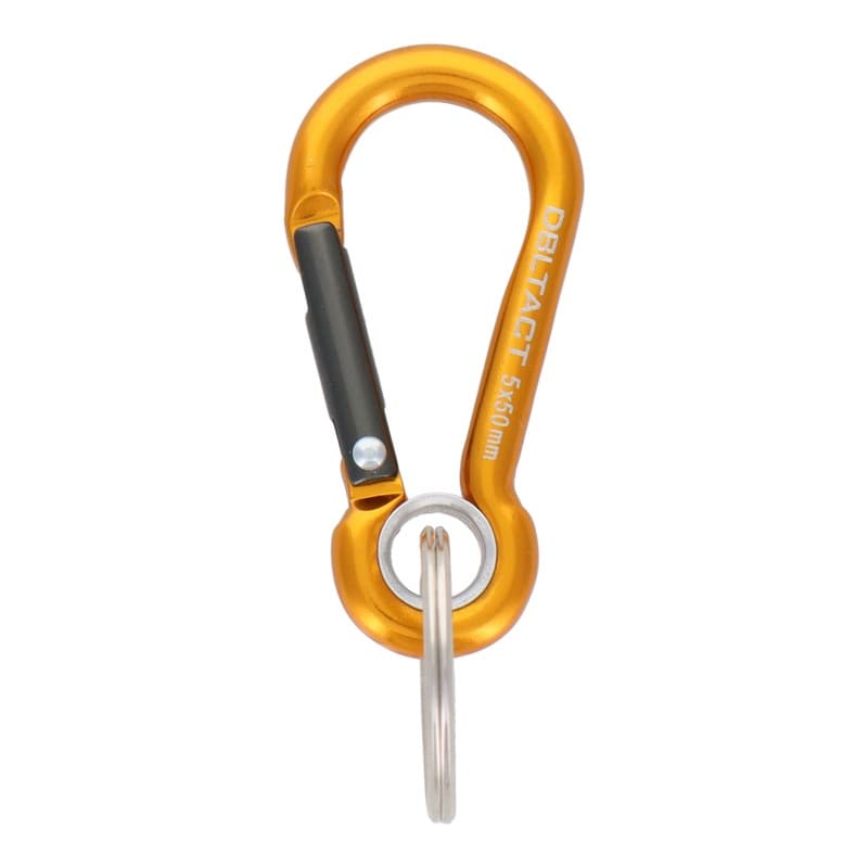 三共コーポレーション 4348557 アルミカラビナ抜止 O環付φ5mmGDXガンメタS DT-AKO-253 1個（ご注文単位1個）【直送品】