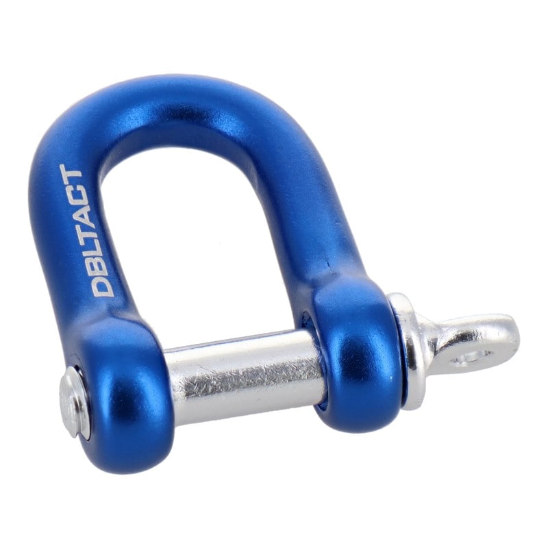 三共コーポレーション 4348539 U字環 軽量アルミ φ6mm ブルー DT-AU-6BL 1個（ご注文単位1個）【直送品】