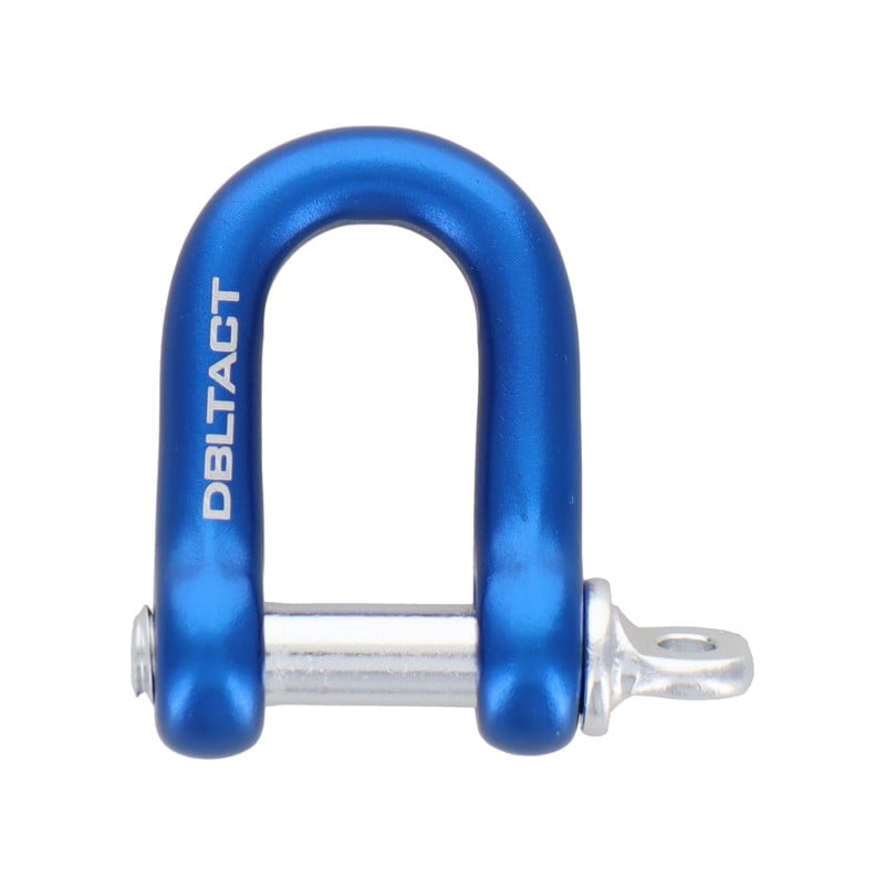 三共コーポレーション 4348539 U字環 軽量アルミ φ6mm ブルー DT-AU-6BL 1個（ご注文単位1個）【直送品】