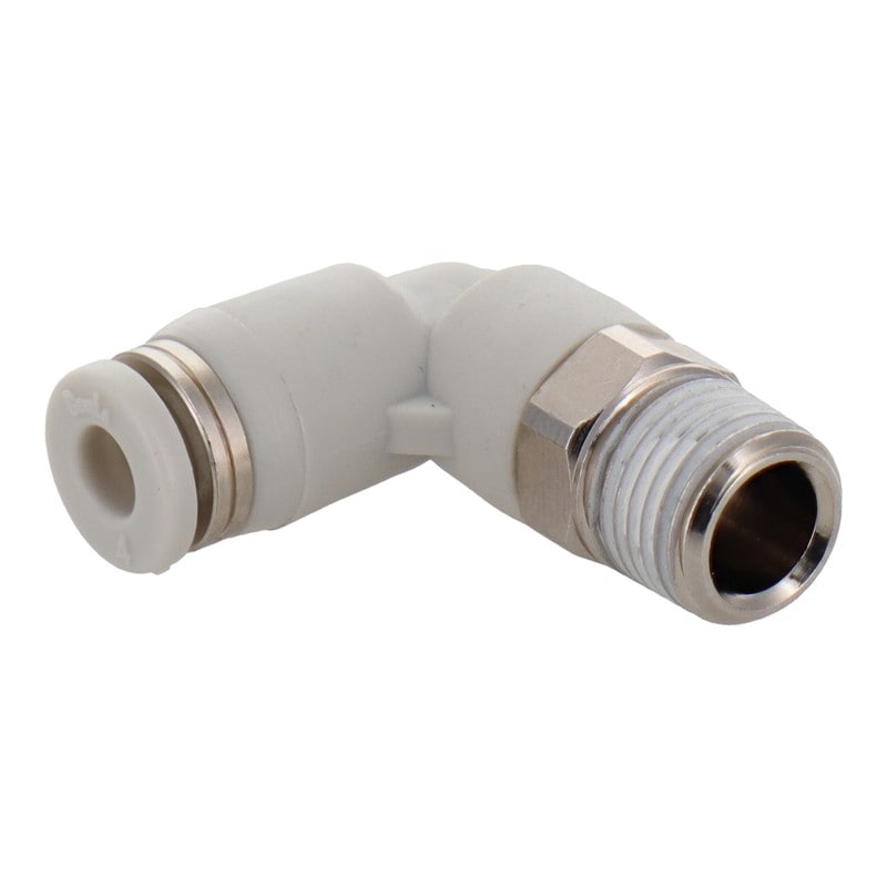 三共コーポレーション 4342724 エルボユニオン R1/8 外径4mmチューブ用 #133535 1個（ご注文単位1個）【直送品】