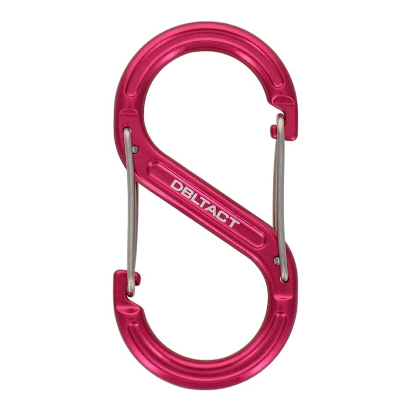 三共コーポレーション 4348997 アルミS型カラビナ 60mm レッド DT-AKS-60R 1個（ご注文単位1個）【直送品】