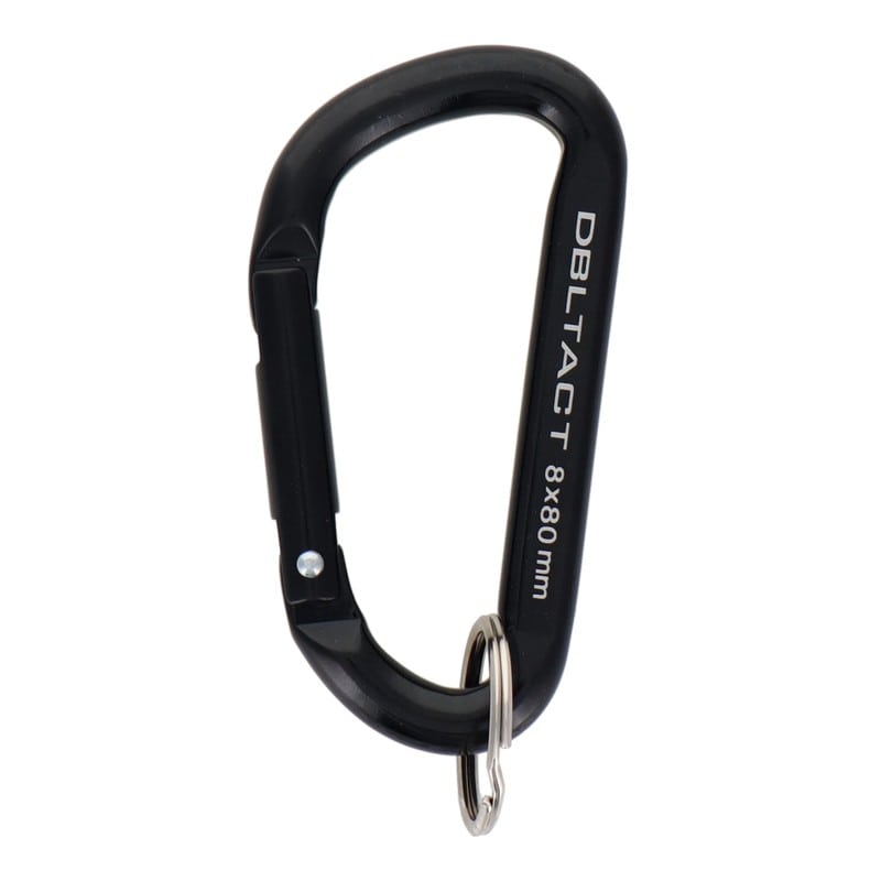 三共コーポレーション 4071257 アルミカラビナスタンダード φ8mmBKXBKM #360334 1個（ご注文単位1個）【直送品】