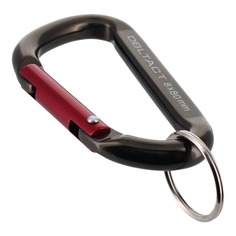 三共コーポレーション 4071258 アルミカラビナスタンダードφ8mmガンメタSXRD #360335 1個（ご注文単位1個）【直送品】