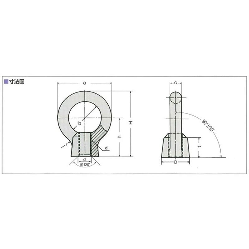 三共コーポレーション 4353130 アイナット M6 #410142 1個（ご注文単位1個）【直送品】