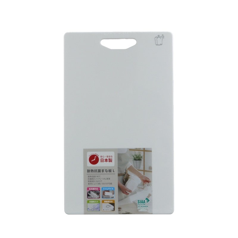三洋化成 206846 耐熱抗菌まな板 L TKW-L 1個(ご注文単位1個)【直送品】