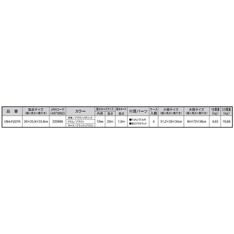 三洋化成 906620 ヴァルナ ブラウン 20m巻 VB-F207R 1個(ご注文単位1個)【直送品】