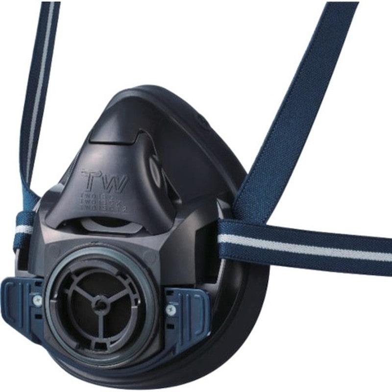 重松製作所 9034398 取替え式防じん・直結式小型防毒マスクTW01SC TW01SCｰBK-M 1個（ご注文単位1個）【直送品】