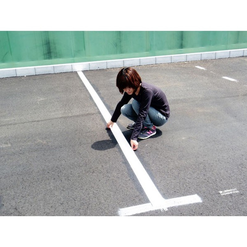 新富士バーナー 426766 RM410ロードマーキングライン黄100mm×5m RM-410 1個（ご注文単位1個）【直送品】