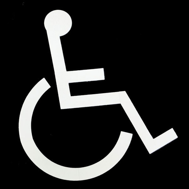 新富士バーナー 426762 RM-204 ロードマーキング 車いすマーク 1個（ご注文単位1個）【直送品】