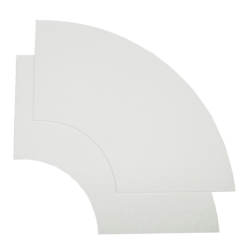 新富士バーナー 426988 ロードマーキングU字パーツ白150mm幅2枚入 RM-207 1個（ご注文単位1個）【直送品】