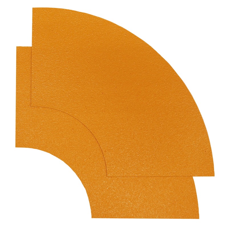 新富士バーナー 426989 ロードマーキングU字パーツ黄150mm幅2枚入 RM-208 1個（ご注文単位1個）【直送品】