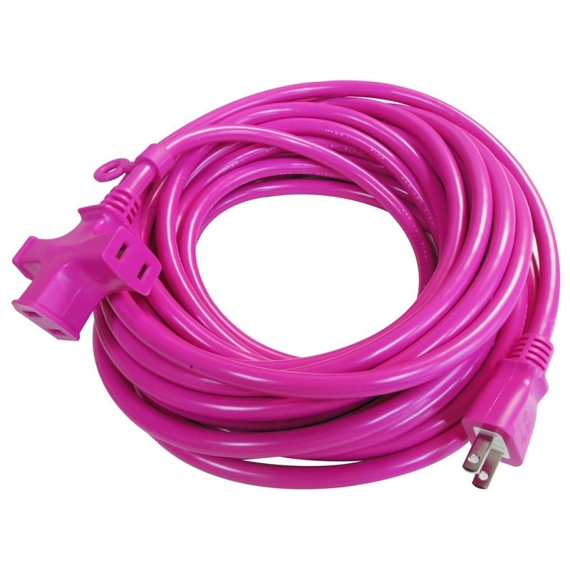 正和電工 4348372 トライアングルタップ 10m ピンク VCTM-10HI 1個（ご注文単位1個）【直送品】