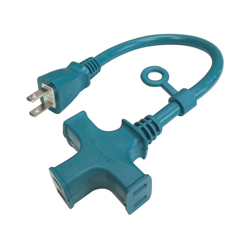 正和電工 4348839 トライアングルタップ 0.3m ブルー VCTM-03MA 1個（ご注文単位1個）【直送品】