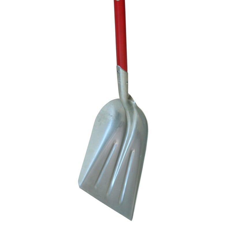 浅香工業 701357 D柄アルミスコップ #3 長柄付 #3528 1個(ご注文単位1個)【直送品】