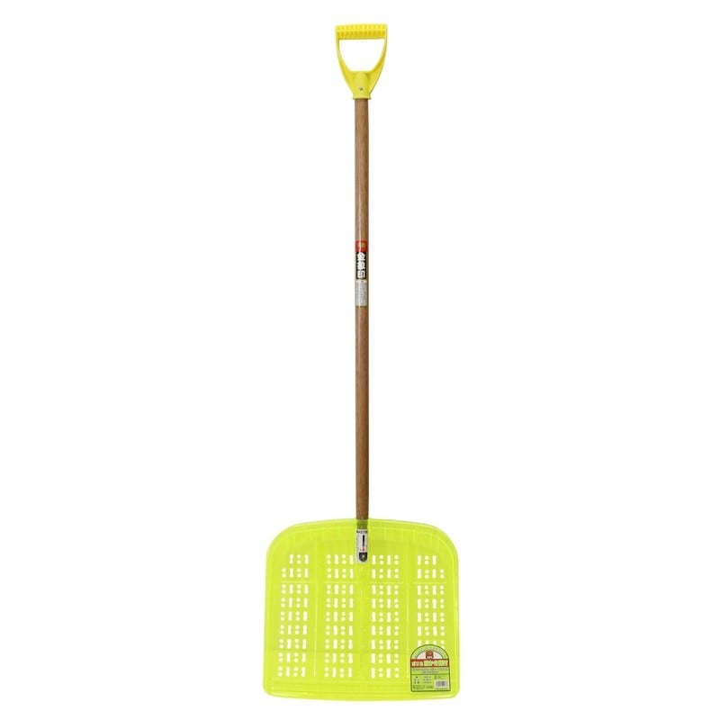 浅香工業 701865 ポリカ雪かき 握付柄共イエロー #124371 1個(ご注文単位1個)【直送品】