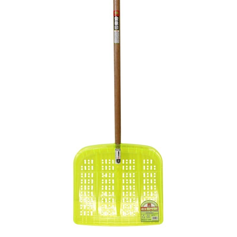 浅香工業 701865 ポリカ雪かき 握付柄共イエロー #124371 1個（ご注文単位1個）【直送品】