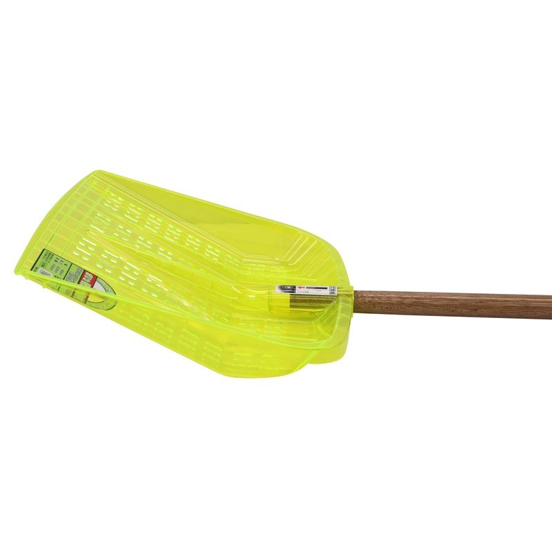 浅香工業 701865 ポリカ雪かき 握付柄共イエロー #124371 1個（ご注文単位1個）【直送品】