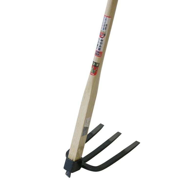 浅香工業 703012 三本備中鍬 1050樫柄付 #75483 1個(ご注文単位1個)【直送品】