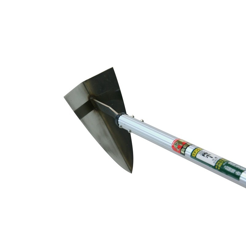 浅香工業 703208 ステンレス三角ホー 240 1350パイプ柄付 #73892 1個(ご注文単位1個)【直送品】