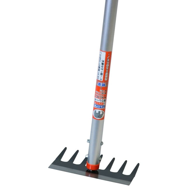 浅香工業 703210 アルミパイプ柄 全鋼ジュニア 削りレーキ #151366 1個（ご注文単位1個）【直送品】