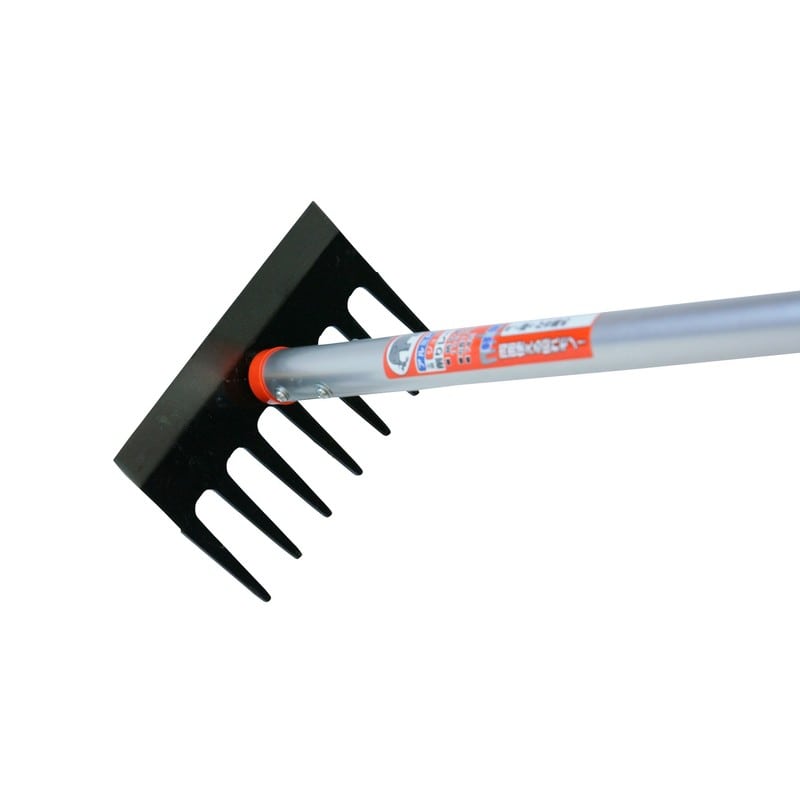 浅香工業 703210 アルミパイプ柄 全鋼ジュニア 削りレーキ #151366 1個（ご注文単位1個）【直送品】