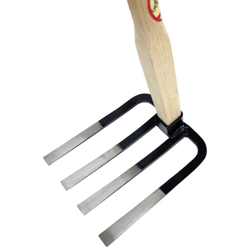 浅香工業 703479 豊穣 鳥取型 四本鍬 1200柄付 #79204 1個(ご注文単位1個)【直送品】